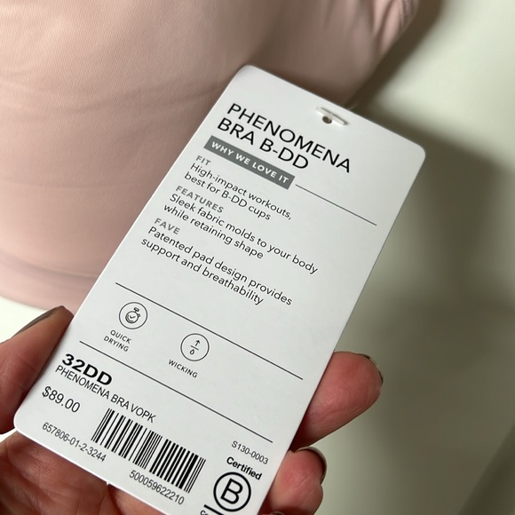 NWT Athleta Phenomena Sports Bra, 32DD - Picture 5 of 13